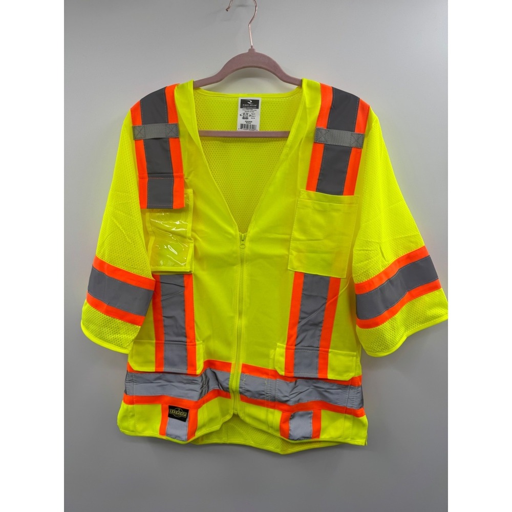 NWT Radians Surveyor Type R Class 2 Safety Vest Women M Volt 2-Shoulder Mic Tabs